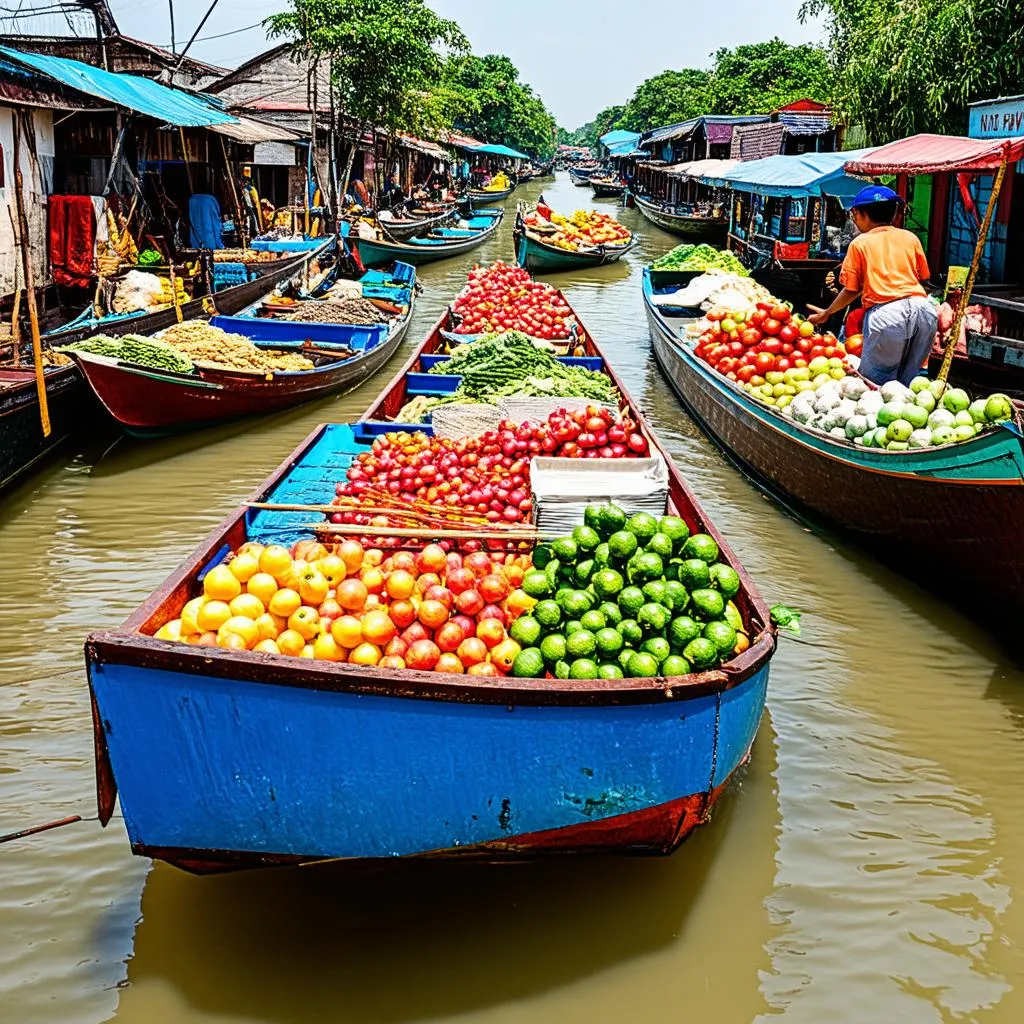 chợ nổi cần thơ