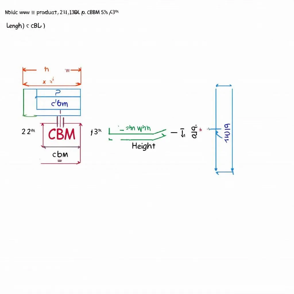 Công thức tính CBM