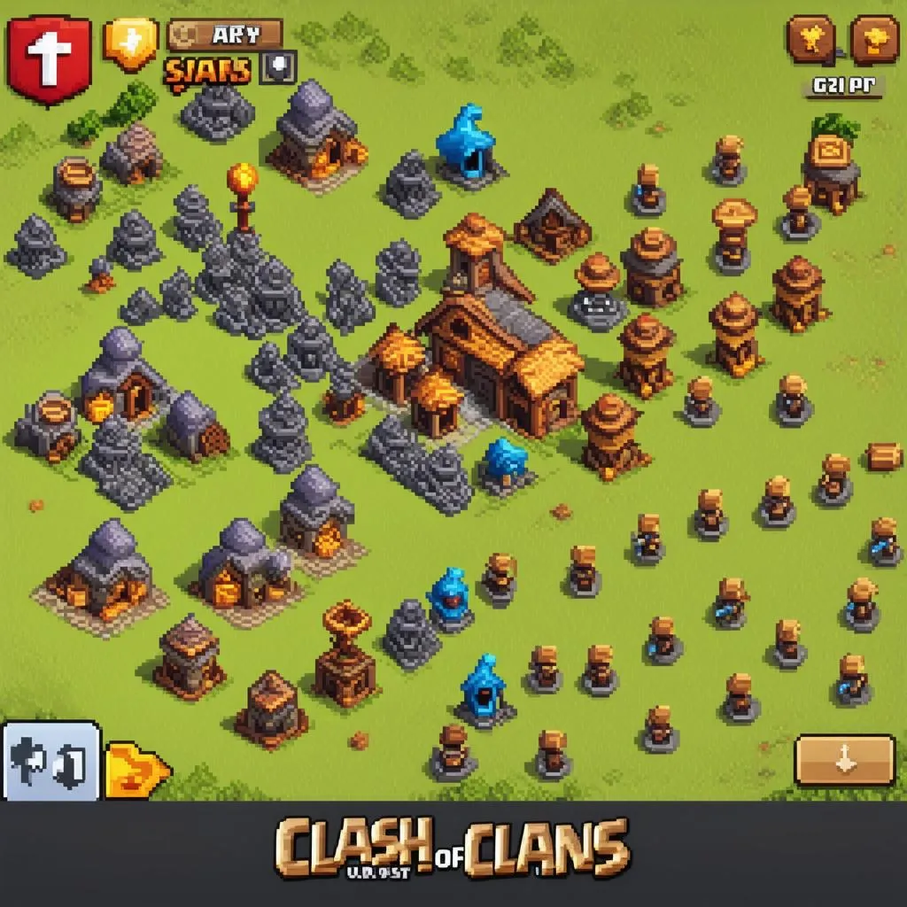 Clash of Clans gameplay screenshot