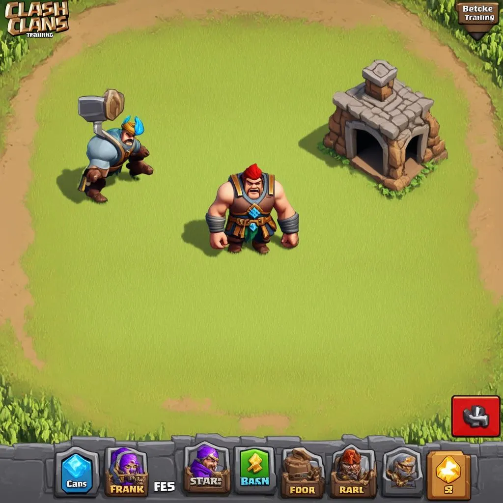 Clash of Clans troops training