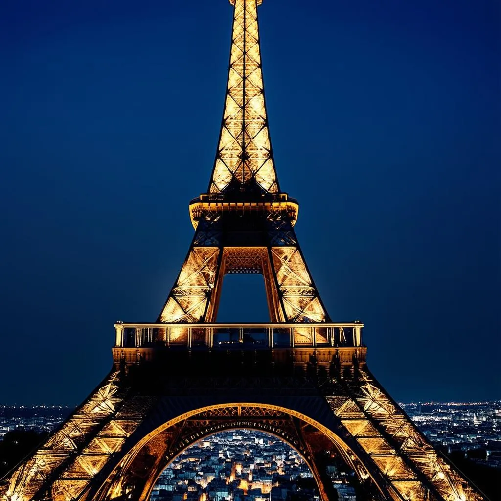 hình ảnh tháp eiffel