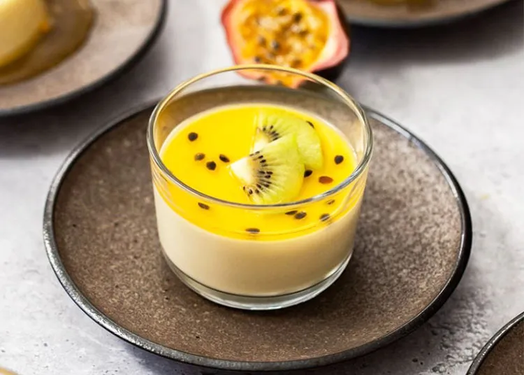 Panna cotta hoàn thành