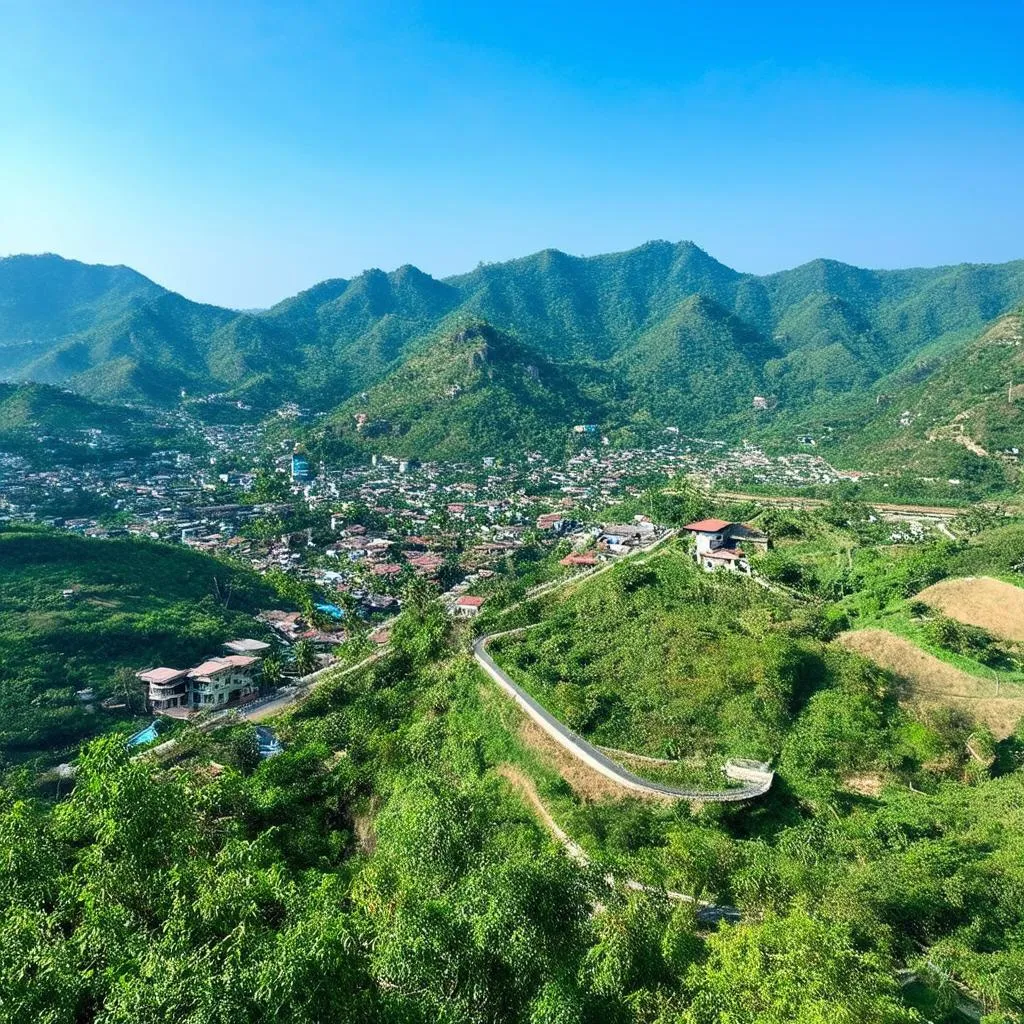 Tam Đảo city overview